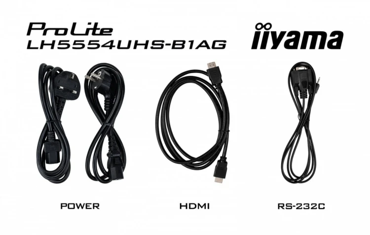 IIYAMA Monitor 55 cali LH5554UHS-B1AG 24/7, IPS, ANDROID.11, 4K, SDM, 2x10W