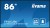 IIYAMA Monitor 86 cali LH8654UHS-B1AG 24/7, IPS, ANDROID.11, 4K, SDM, 2x10W