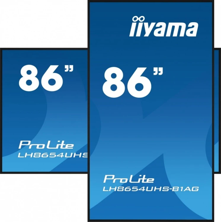 IIYAMA Monitor 86 cali LH8654UHS-B1AG 24/7, IPS, ANDROID.11, 4K, SDM, 2x10W