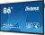 IIYAMA Monitor wielkoformatowy 85.6 cali TE8614MIS-B1AG INFRARED,50pkt,VA,4K,7H,WiFi,MIC,USB-C