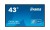 IIYAMA Monitor wielkoformatowy 43 cale LE4341S-B1 IPS,FHD,18/7,LAN,HDMI