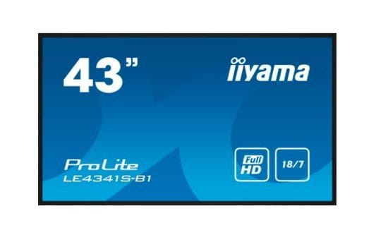 IIYAMA Monitor wielkoformatowy 43 cale LE4341S-B1 IPS,FHD,18/7,LAN,HDMI