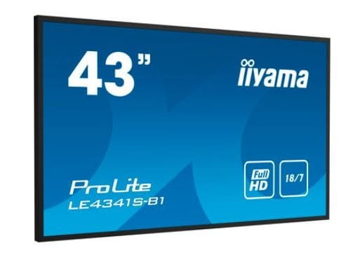 IIYAMA Monitor wielkoformatowy 43 cale LE4341S-B1 IPS,FHD,18/7,LAN,HDMI