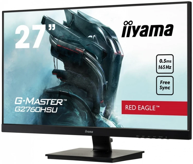 IIYAMA Monitor G-Master 27 cali G2760HSU-B3 TN,165Hz,0.5ms,400cd/m2,HDMI,DP,USB