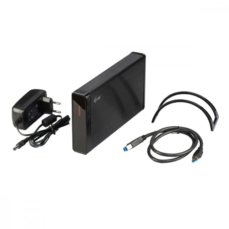 i-tec MYSAFE Advanced 3,5" USB 3.0 Obudowa zewnętrzna na dyski  HDD i SSD SATA I II III czarna aluminiowa
