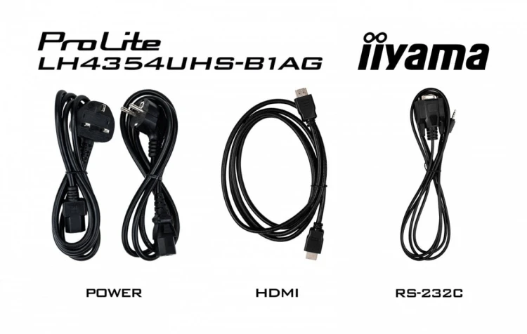 IIYAMA Monitor 43 cale LH4354UHS-B1AG 24/7, IPS, ANDROID.11, 4K, SDM, 2x10W