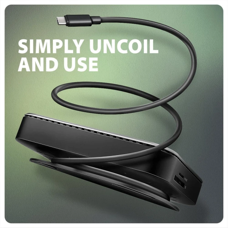 AXAGON HMC-UFO Wieloportowy hub USB 9in1, 10Gbps, 2x USB-A, HDMI 4K/60Hz, M.2 NVMe/SATA, audio, PD 100W, SD/microSD, GLAN, 65cm USB-C kabel