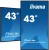 IIYAMA Monitor wielkoformatowy 43 cale LH4360UHS-B1AG matowy 24h/7 500(cd/m2) VA 3840 x 2160 UHD(4K) Android.11 Wifi CMS(iiSignage2)