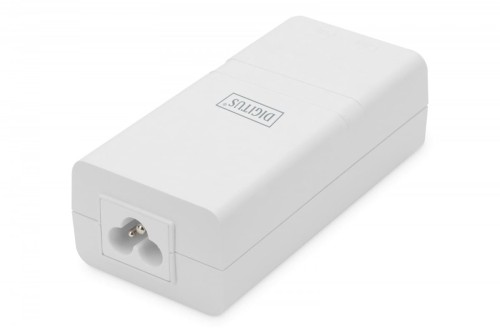 Digitus Zasilacz/Adapter PoE+ 802.3at, max. 52V 30W Gigabit 10/100/1000 Mbps, aktywny, Biały