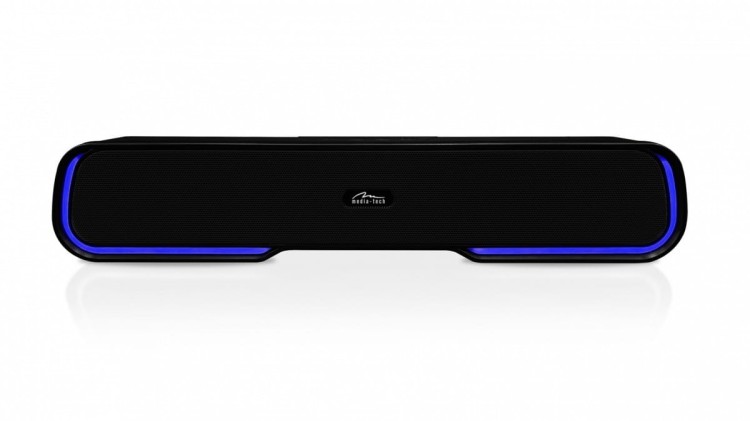Media-Tech Głośnik Bluetooth typu Soundbar PHANTOM BT MT3180 Bluetooth 5.1+EDR/MP3/MicroSD/USB/AUX/Wbudowany Mikrofon/Micro-USB/RGB/RMS 10W/ PMPO 450W