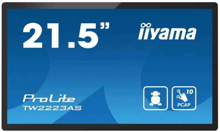 IIYAMA Monitor 21.5 cala TW2223AS-B1 POJ.10PKT.24/7,ANDROID 12 z GMS,6H