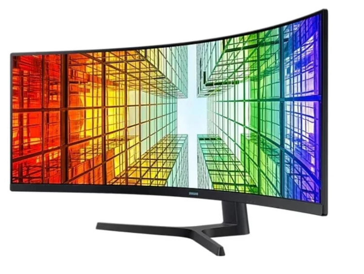 Samsung Monitor 49 cali ViewFinity S95UC VA 5120x1440 DQHD 32:9 2xHDMI 1xDP 1xUSB-C (90W) 3xUSB 3.0 LAN 5ms PinP/PbyP 120Hz HAS gł. zakrzyw. 3YOn-Site