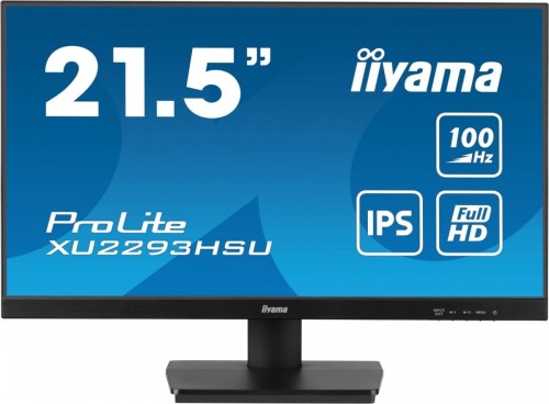 IIYAMA Monitor ProLite XU2293HSU-B6 21.5 cala  IPS,100Hz,FHD,1ms,HDMI,DP,2xUSB,2x2W, FreeSync