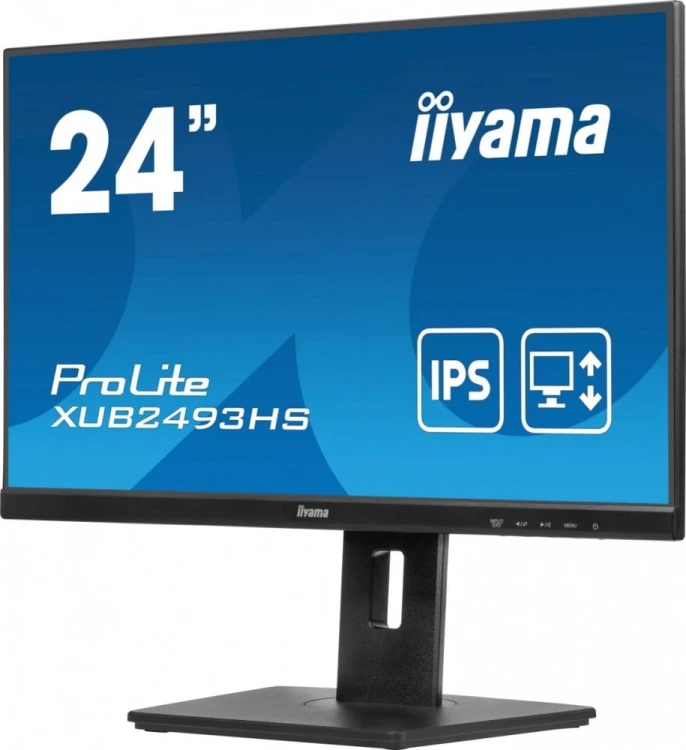 IIYAMA Monitor 23.8 cala ProLite XUB2493HS-B6 IPS.HDMI.DP.2x2W.HAS