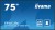 IIYAMA Monitor 75 cali LH7565UHSB-B1, 24/7, IPS, ANDROID 11, 4K, 800cd, iiSignage2, SDM, 2x HDMI, DP, 2x USB,2x 10W, RJ45, WiFi, 4/32GB, PION/POZIOM,