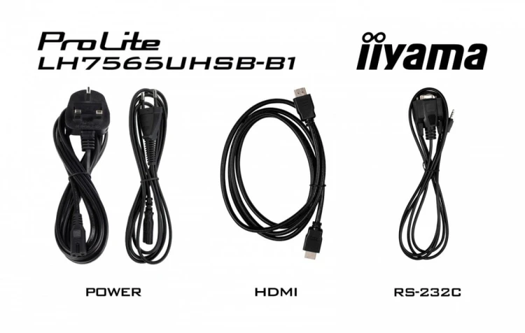 IIYAMA Monitor 75 cali LH7565UHSB-B1, 24/7, IPS, ANDROID 11, 4K, 800cd, iiSignage2, SDM, 2x HDMI, DP, 2x USB,2x 10W, RJ45, WiFi, 4/32GB, PION/POZIOM,