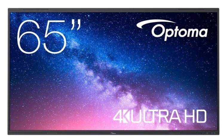 Optoma Optoma monitor interaktywny 65 cali 5653RK 8GB RAM / 64 GB ROM, 2x 18W speaker + 2x 8W subwoofer, 8 mikrofonów, 50-finger mutitouch, zero airga