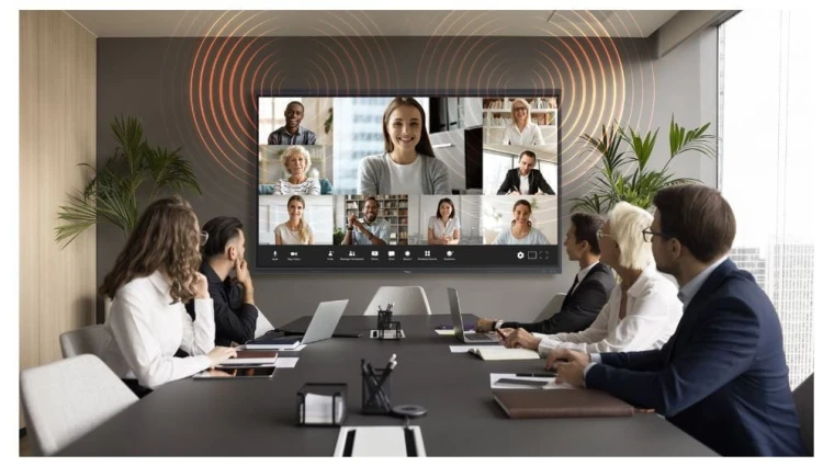 Optoma Optoma monitor interaktywny 65 cali 5653RK 8GB RAM / 64 GB ROM, 2x 18W speaker + 2x 8W subwoofer, 8 mikrofonów, 50-finger mutitouch, zero airga