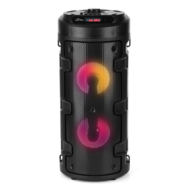 Media-Tech Głośnik PARTYBOX KEG BT MT3165 V2.0 Karaoke/Bluetooth 5.0+EDR/FM/MP3/MicroSD/USB/Equalizer/AUX/Jack 6.3/Pilot/Pasek/USB-C/LED/RMS 40W/PMPO