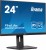 IIYAMA Monitor ProLite 23.8 cala XUB2493HS-B6 A, IPS, HDMI, DP, 2x2W, HAS, 300cd/m2, obrót stopy 120 stopni