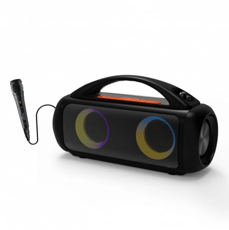 Media-Tech Głośnik POWER AUDIO PRO MT3184 Karaoke/Bluetooth 5.3/TWS/MP3/MicroSD/USB/Jack 6.3/AUX/Equalizer/USB-C/IPX5/RGB/16h/RMS 60W/PMPO 1200W