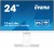 IIYAMA Monitor 24 cale XUB2497HSN-W2 IPS, USB-C Dock, HDMI, DP, 300cd, Pivot, HAS, biały /5y/