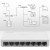 Qoltec SWITCH przełącznik sieciowy 8 x port RJ45 | 1000Mbps | Fast      Ethernet | LAN
