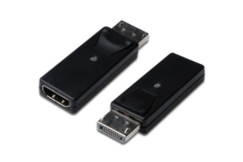 Digitus Adapter Displayport 1080p 60Hz FHD Typ DP/HDMI A M/Ż czarny