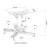 Neomounts Uchwyt do projektora sufitowy CL25-530BL1