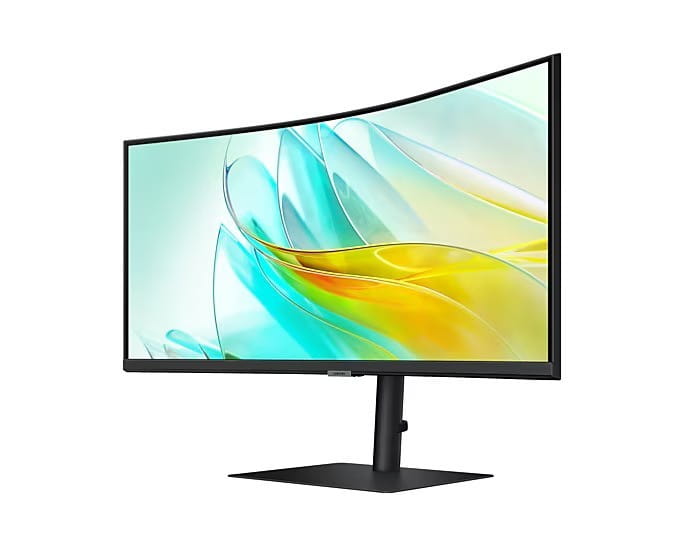 Samsung Monitor 34 cale ViewFinity S65UA VA 3440x1440 UWQHD 21:9 1xHDMI 1xDP 1xUSB-C(90W) 3xUSB 3.0 LAN (RJ45) 5ms 100Hz HAS+PIVOT zakrzywiony głośnik