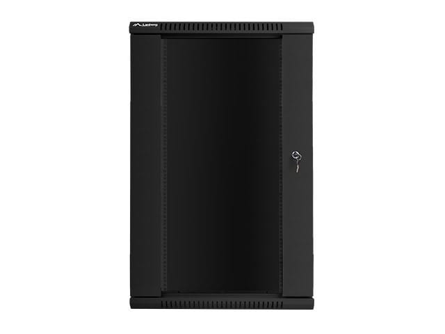Lanberg Szafa instalacyjna wisząca 19'' 22U 600X450mm czarna (drzwi      szklane)