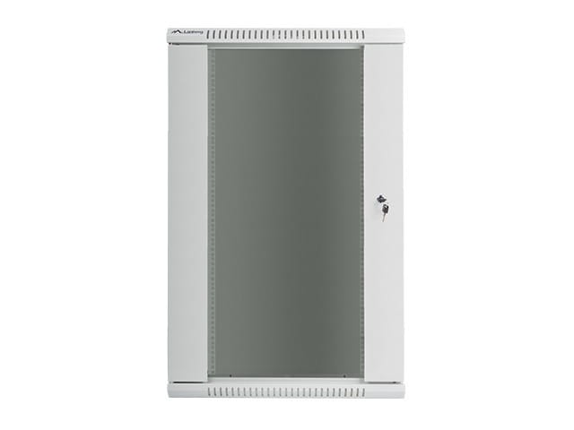 Lanberg Szafa instalacyjna wisząca 19'' 22U 600X450mm szara (drzwi       szklane)