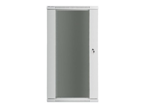 Lanberg Szafa instalacyjna wisząca 19'' 27U 600X450mm szara (drzwi       szklane)