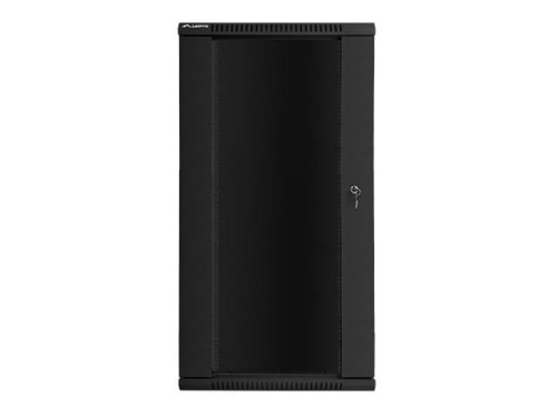 Lanberg Szafa instalacyjna wisząca 19'' 27U 600X600mm czarna (drzwi      szklane)