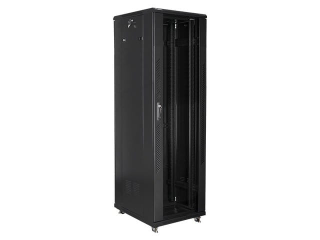 Lanberg Szafa stojąca Rack 19'' 42U 600x800mm czarna
