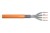 Digitus Kabel teleinformatyczny instalacyjny kat.7, S/FTP, Dca, drut, AWG 23/1, LSOH, 500m, pomarańczowy, szpula