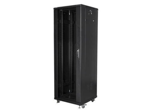 Lanberg Szafa stojąca Rack 19 37U 600x600mm czarna