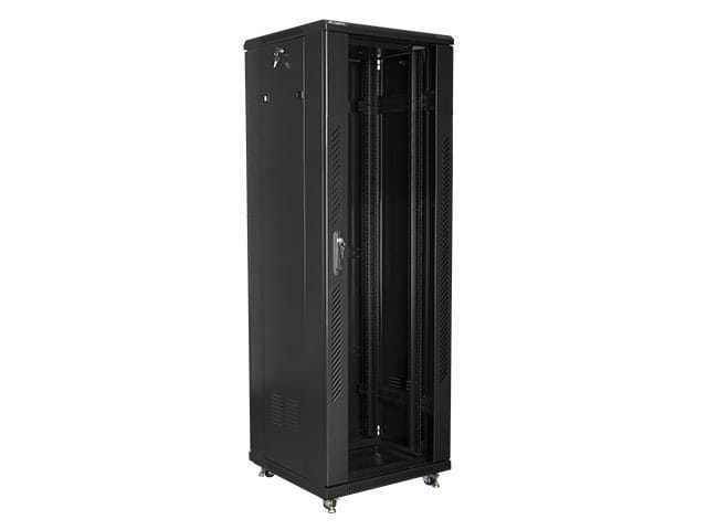 Lanberg Szafa stojąca Rack 19 37U 600x600mm czarna
