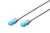 Digitus Patch cord U/UTP kat.5e PVC 0,5m Biały