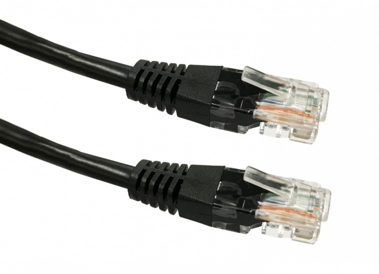 TB Kabel Patchcord miedziany kat. 5e RJ45 UTP 2m czarny