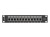 Lanberg Patch Panel 12 Port 1U 10' cali kategoria 6 ekranowany czarny