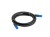 Lanberg Patchcord kat.6a S/FTP CCA 1.0m Czarny