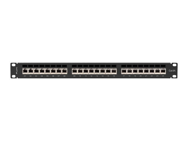 Lanberg Patchpanel 24 port 1U KAT6A EK. PPSA-1024-B Czarny