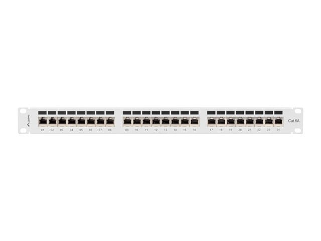 Lanberg Patchpanel 24 port 1U KAT6A EK. PPSA-1024-S Szary