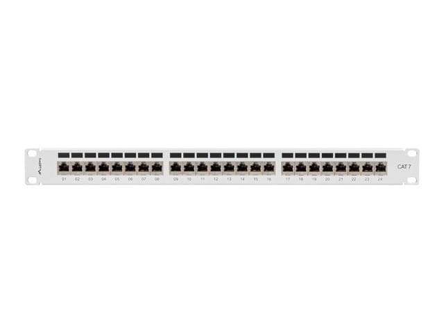 Lanberg Patchpanel 24 port 1U KAT7 EK. PPS7-1024-S Szary