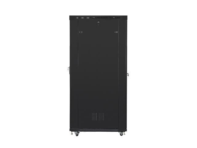 Lanberg Szafa instalacyjna rack stojąca 19 42U 800x1200 czarna, drzwi szklane LCD (Flat pack)