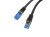 Lanberg Patchcord kat.6a S/FTP LSZH CCA 0.25m czarny fluke
