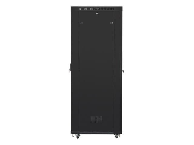 Lanberg Szafa stojąca Rack 19 cali 47U 800x1000mm, drzwi perforowane LCD (FLAT PACK) czarna