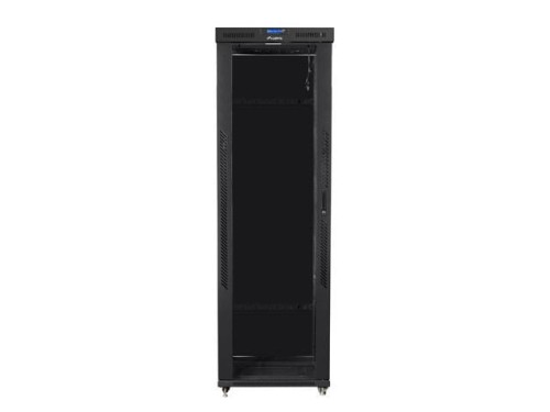 Lanberg Szafa stojąca Rack 19 cali 47U 800x1200mm, drzwi szklane LCD (FLAT PACK) czarna