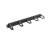 Lanberg Organizer kabli do szaf 19cali 1U Typ B AK-1203-B czarny